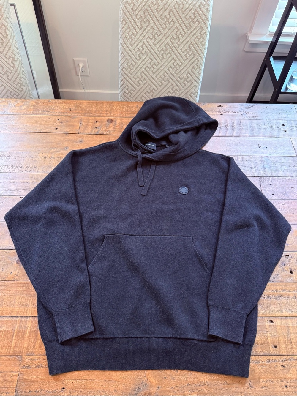 men’s Scotch and Soda black hoodie, size large